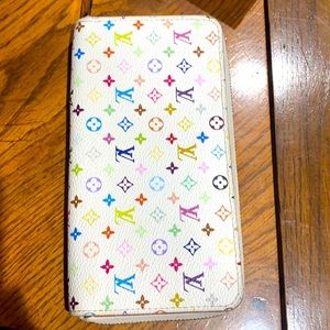 LV multicolor wallet